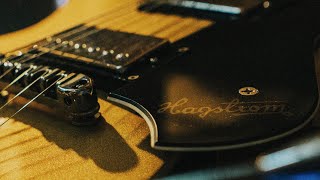 shredding on the hagstrom viking gold sparkle guitar