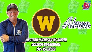 Western Michigan vs Akron 2/15/22 College Basketball Free Pick CBB Betting Tips