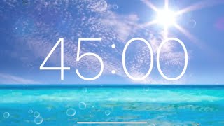 45 Minute Timer - Beach Ambience