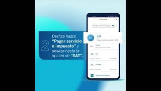 Pago de impuestos SAT con app BBVA | Pasaportes, cédulas profesionales, etc | Línea de captura