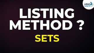 Sets - Listing Method | Don't Memorise
