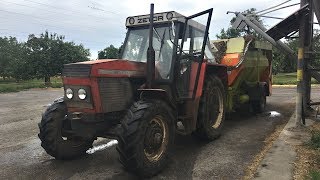 Krmení krav - Zetor 7245 a Zetor 8145 |Podorlické ZD Ohnišov| ORIGINAL SOUND