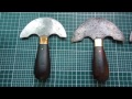 antique vintage round knives