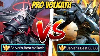 TOP VOLKATH VS TOP LU BU - PRO VOLKATH GAMEPLAY | AoV | 傳說對決 | RoV | Liên Quân Mobile