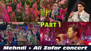 Ali Zafar ￼perform at Mehndi Event | Part 1 | Channo | vlog