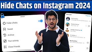 How to HIDE instagram Chats | Instagram Chats kaise Hide kare | instagram chats kaise chhupaye 2024