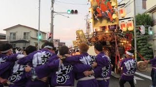 令和六年8月3日桑名石取祭 試楽(第九組)曳き揃え