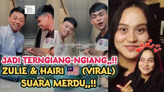 Bikin Terngiang - Ngiang,,!! Viral ZULIE Dan HAIRI Suara Merdu Tingkah Lucu || Arisa Reaction