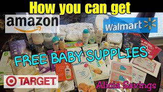FREE Baby Supplies | How to get Free Sample Baby Products from Amazon, Target, Walmart & More!!
