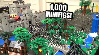 Amazing LEGO Castle with Full Interior & Skeleton Army Attack (2022 UPDATE)