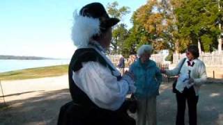 Virginia travel: Costumed interpreter in historic Jamestown
