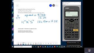 Using the time button on your calculator