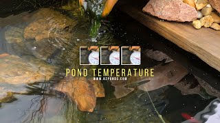 Pond temperature