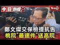 鄭文燦交保檢提抗告 桃院「最速件」送高院｜TVBS新聞 @TVBSNEWS01