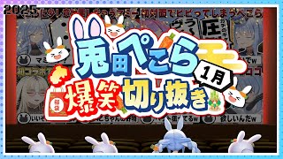 【2025年1月】ぺこらマミーの登場やホロメンコラボなど！兎田ぺこら爆笑切り抜き1月まとめ！！【ホロライブ/兎田ぺこら/切り抜き】