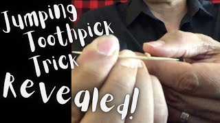 Magic Jumping Toothpick Trick Revealed | The Amazing Jumping Toothpick Trick