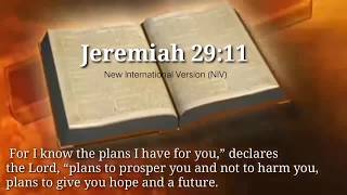 JEREMIAH 29:11 | AUDIO BIBLE