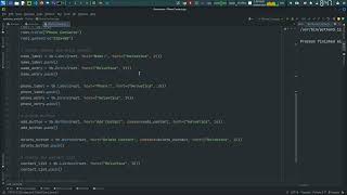 Creating a Python Phone Contacts List GUI Application