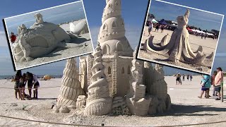 Treasure Island, Florida sand sculpture competition: Sanding Ovations