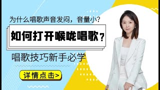 第二节：为什么唱歌声音发闷，音量小？.如何打开喉咙唱歌