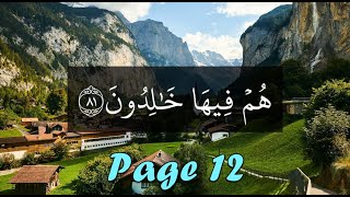 Recitation quran| تلاوت قرآن| صفحه 12| شیخ یاسر الدوسری|الله