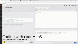 Codewars 7 kyu Even Numbers in an Array Javascript