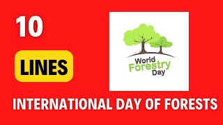 10 lines on World Forestry Day in English | International Day of Forests Celebration