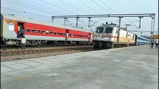 Whistle tone honking by RPM WAP 7 led Tamil Nadu Sampark Kranti