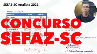 Concurso SEFAZ-SC Analista - Análise do edital e dicas de estudo!