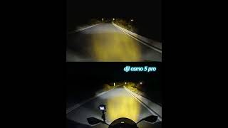 DJI Osmo 5Pro and Insta 360 AcePro NightMode Comparison ,DJI Osmo 5Pro ve Insta360 AcePro Gece kiyas