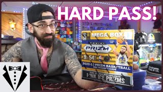 What is inside the 2022 NBA Walmart Prizm Mega Boxes?