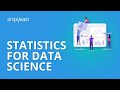 Statistics For Data Science | Data Science Tutorial For Beginners | Data Science | 2024 |Simplilearn