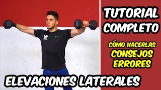 ELEVACIONES LATERALES Con Mancuernas 🔥 TODO lo que NECESITAS Saber ✅