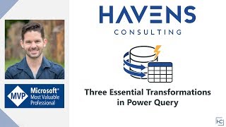 Three Essential Transformations for Power Query