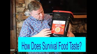 We Tasted Readywise Survival Food!