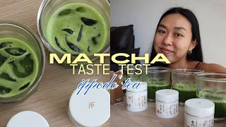 MATCHA TASTE TEST EP. 8 - ippodo tea matcha review