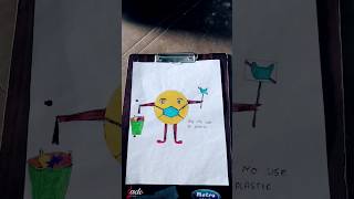 🌍🌍🌍 no use to plastic #shorts #tiktok #viral #panting #drawing 🌍🌍🌍