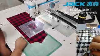 Jack template process：Shirt suction bag to check