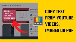 How to copy text from your screen - any video (YouTube), image, or PDF for FREE? | Windows PowerToys