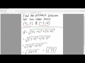 Alg2: Calculate Distance Between Two Points (Solved by Hand)