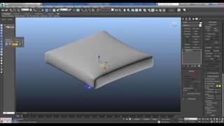 Как сделать мягкое сидение для дивана в 3dmax, используя cloth