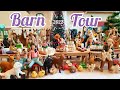 ULTIMATE SCHLEICH HORSE BARN TOUR || WINTER 2022 || HUGE SETUP ||