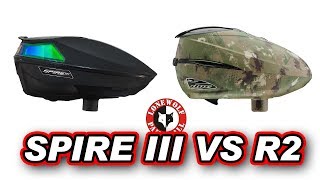 Dye Rotor R2 vs Virtue Spire III Hopper Comparison w/ Jake Team Insanity \u0026 Lone Wolf Paintball