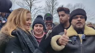 Christian Ladies Went Mad On Hashim! Hashim Speakers Corner