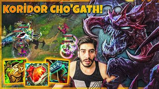 7200HP KORİDOR KADAR BÜYÜK CHO'GATH! | Cho'Gath vs. Yasuo