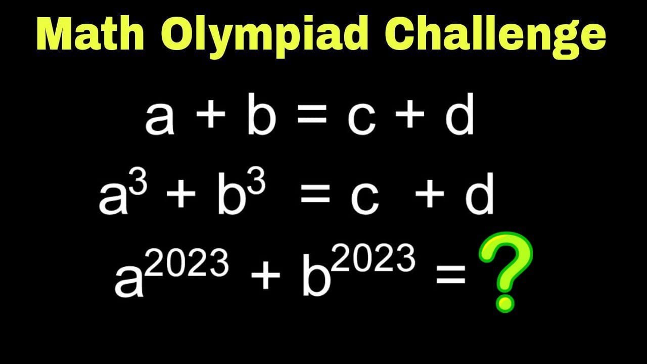 Math Olympiad Nice Algebra Problem Youtube