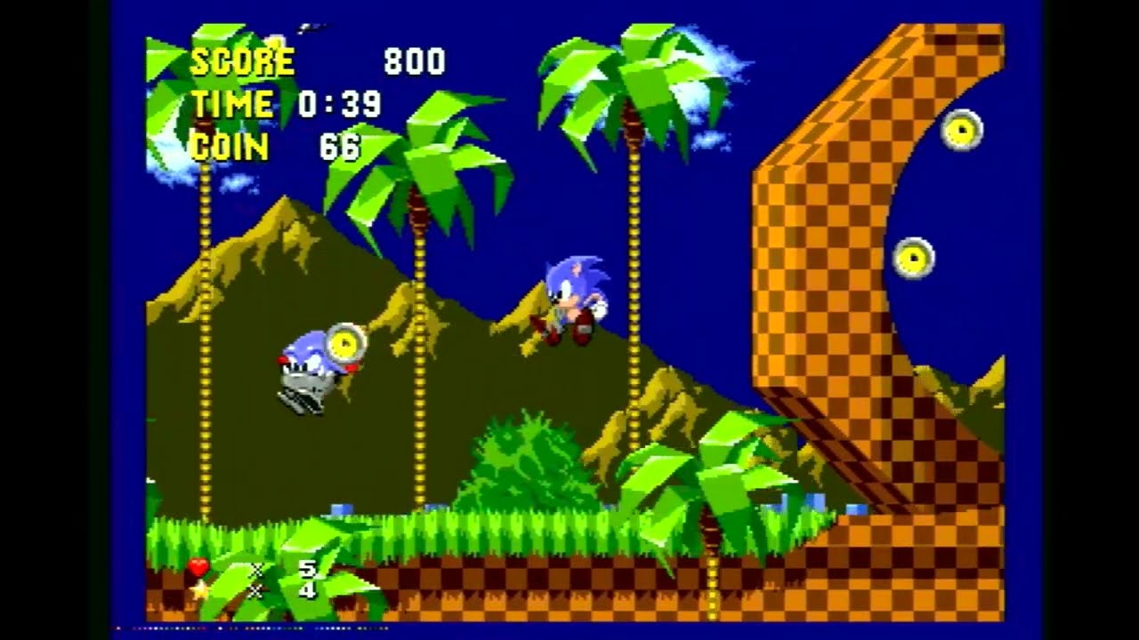 Sonic Debut (Sega Genesis Hack) Gameplay (Real Hardware) - YouTube