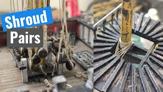 Model Ship Santisima Trinidad - Part 80 - Shroud Pairs