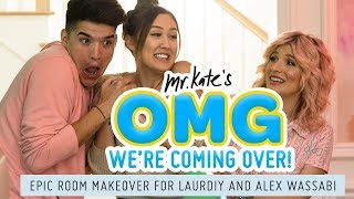 LaurDIY and Alex Wassabi's Epic Two-Tone Room Makeover!