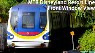 HK MTR Disneyland Resort Line Railfan Window View(Sunny Bay to Disneyland Resort) 港鐵迪士尼線前方展望(欣澳至迪士尼)